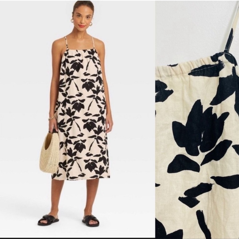 Linen dress from Target- a new day